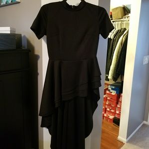 Black short sleeved trane shirt